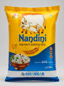 Nandini Sona Steam Rice 26 Kg New Lot